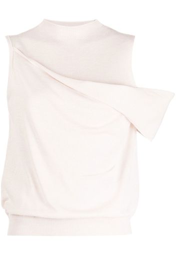 3.1 Phillip Lim fallen-shoulder wool-blend knitted top - Rosa