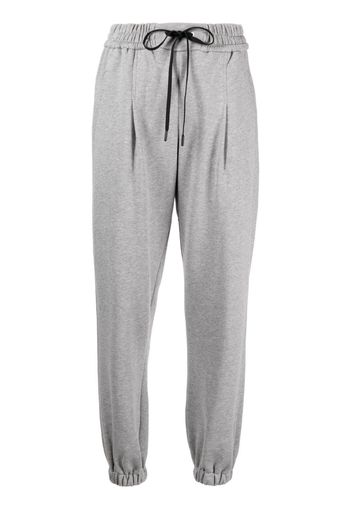 3.1 Phillip Lim mélange-effect drawstring track pants - Grigio