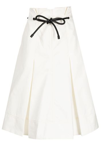 3.1 Phillip Lim Origami high-waisted midi skirt - Bianco