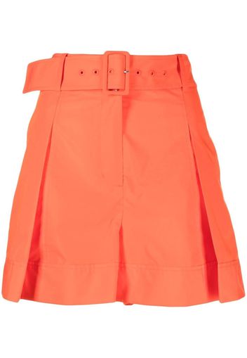 3.1 Phillip Lim pleat-detail belted shorts - Arancione