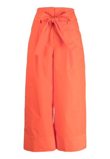 3.1 Phillip Lim pleat-detail belted cropped trousers - Arancione