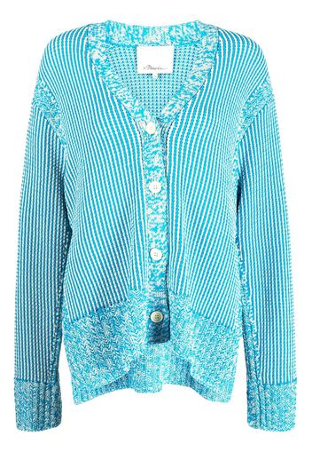 3.1 Phillip Lim side-slit knitted cardigan - Blu