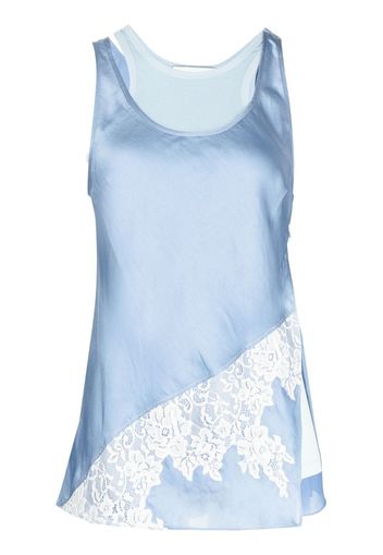 3.1 Phillip Lim lace-detailing sleeveless top - Blu