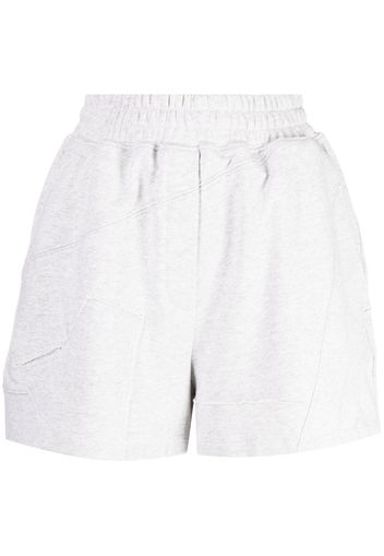 3.1 Phillip Lim panelled cotton track shorts - Grigio