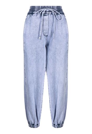 3.1 Phillip Lim Pantaloni sportivi con coulisse - PERIWINKLE