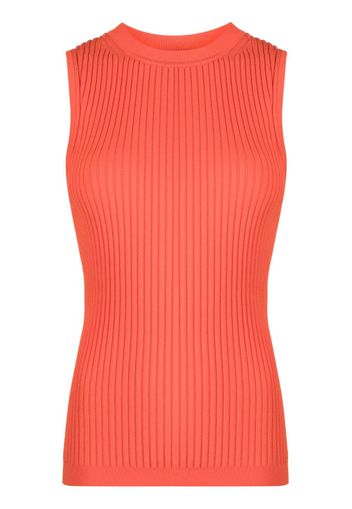 3.1 Phillip Lim sleeveless ribbed-knit top - Rosso