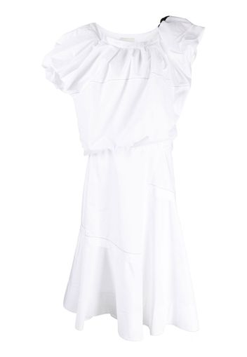 3.1 Phillip Lim gathered-detail off-shoulder dress - Bianco