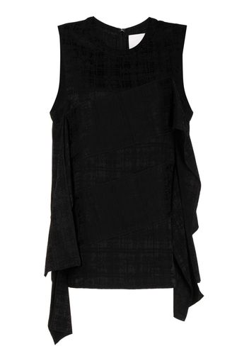 3.1 Phillip Lim panelled-design sleeveless top - Nero