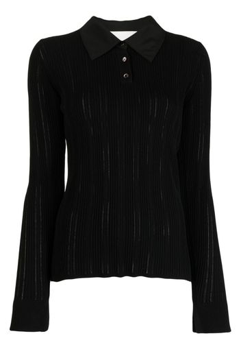 3.1 Phillip Lim Polo a coste - Nero