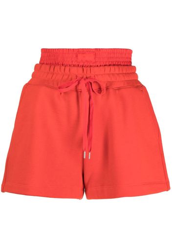 3.1 Phillip Lim high-waisted cotton shorts - Rosso