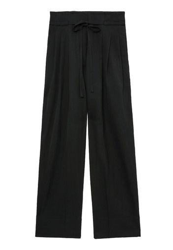 3.1 Phillip Lim Pantaloni dritti a vita alta - Black