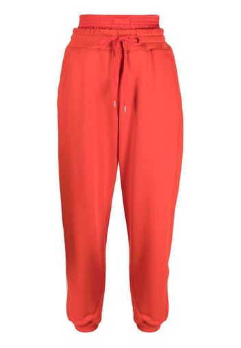 3.1 Phillip Lim high-waisted cotton track trousers - Rosso