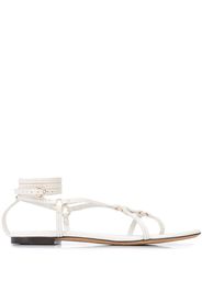 LOUISE - STRAPPY FLAT SANDAL W RINGS