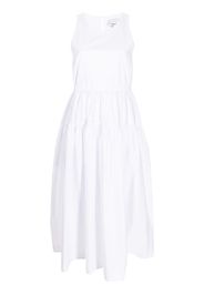 3.1 Phillip Lim SLEEVELESS POPLIN BELTED MIDI DRESS - Bianco