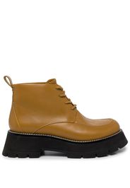 3.1 Phillip Lim Kate lace-up ankle combat boots - Toni neutri