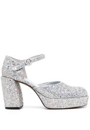 3.1 Phillip Lim Naomi 90mm platform pumps - Argento