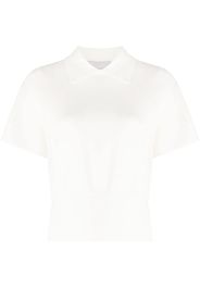 3.1 Phillip Lim crepe-texture polo top - Bianco