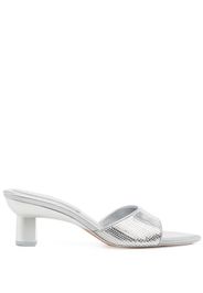 3.1 Phillip Lim Mules Verona metallizzate 60mm - Argento