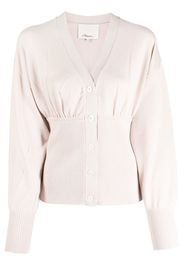 3.1 Phillip Lim Ruffle-Seamed wool cardigan - Rosa