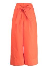 3.1 Phillip Lim pleat-detail belted cropped trousers - Arancione