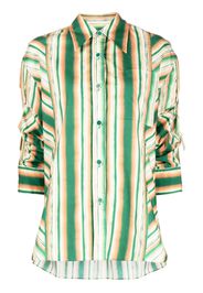 3.1 Phillip Lim striped long-sleeve shirt - Verde