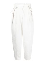 3.1 Phillip Lim cropped paperbag trousers - Bianco