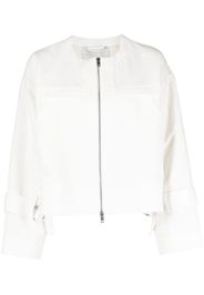 3.1 Phillip Lim boxy cotton-linen utility jacket - Bianco