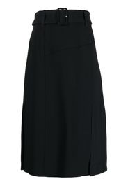 3.1 Phillip Lim belted-waist high-waisted skirt - Nero