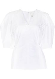 3.1 Phillip Lim V-neck short-sleeve top - Bianco