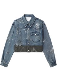 3.1 Phillip Lim Giacca denim Liberty crop - Blu