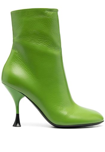 3juin ankle-length side-zip 100mm boots - Verde