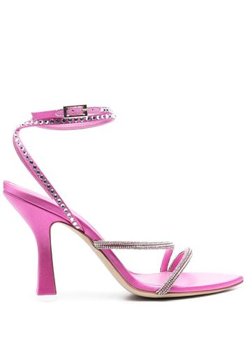 3juin 70mm crystal embellished sandals - Rosa