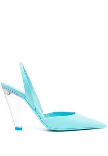 3juin 105mm slingback pumps - Blu