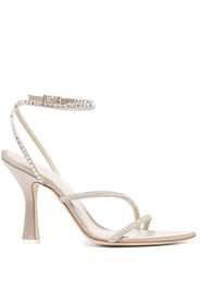 3juin Giglio crystal-embellished sandals - Toni neutri