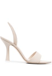 3juin 10mm leather slingback sandals - Toni neutri