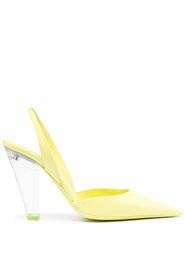 3juin 105mm leather pumps - Giallo