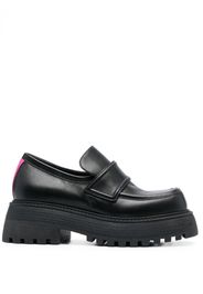 3juin penny-slot leather loafers - Nero