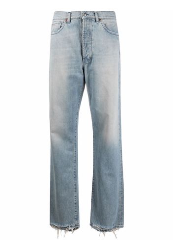 3x1 high-waist straight jeans - Blu