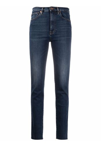 3x1 stonewashed skinny jeans - Blu