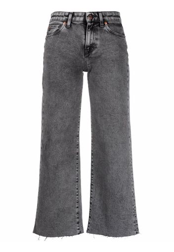 3x1 cropped wide-leg jeans - Grigio