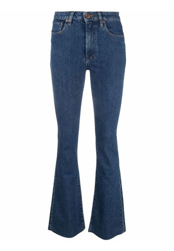 3x1 Farrah mid-rise flared jeans - Blu