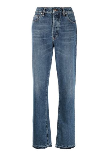 3x1 Jeans dritti a vita alta - Blu