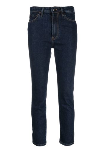 3x1 cropped skinny jeans - Blu