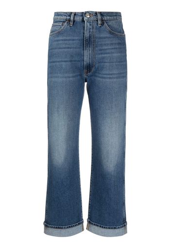 3x1 Jeans dritti a vita alta - Blu