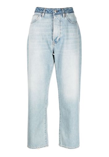 3x1 low-rise straight-leg jeans - Blu