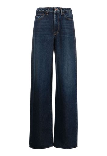 3x1 high-waist wide-leg jeans - Blu