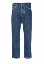 3x1 distressed straight-leg jeans - Blu