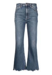 3x1 high-waisted slim-cut jeans - Blu