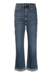 3x1 high-waist straight-leg jeans - Blu