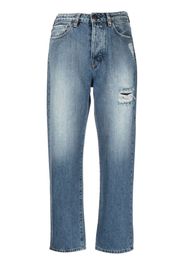 3x1 cropped flare jeans - Blu